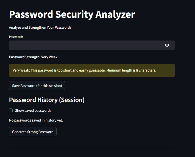 Password Security Analyzer