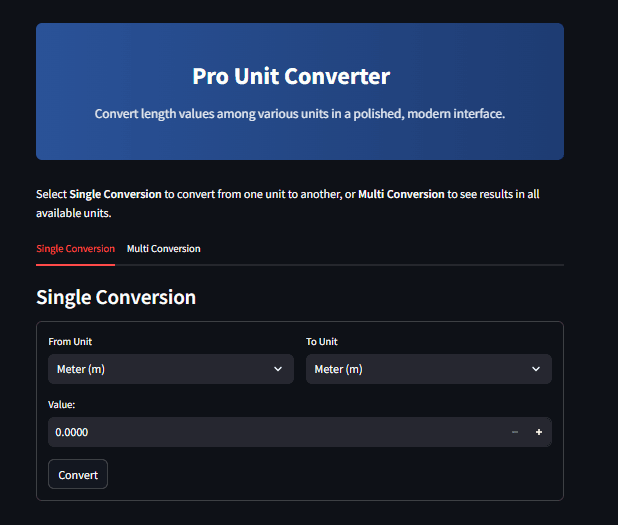Pro Unit Converter