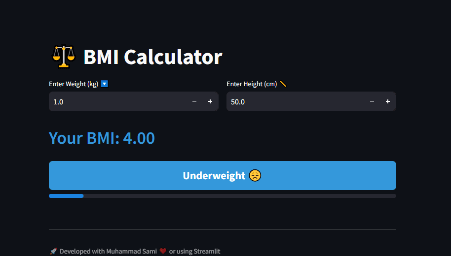 BMI Calculator