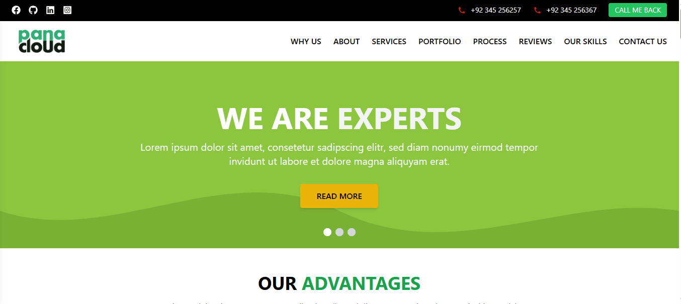 PaneClounds Website
