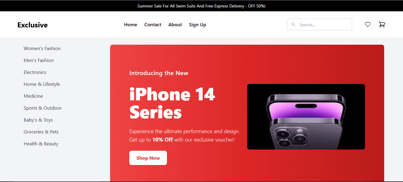 Electronics E-Commerce Platform 