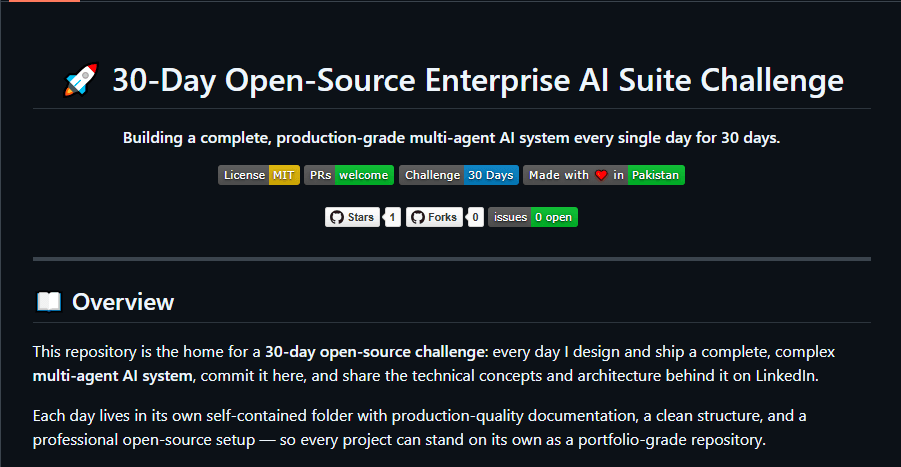 30-Day Open-Source Enterprise AI Suite project cover