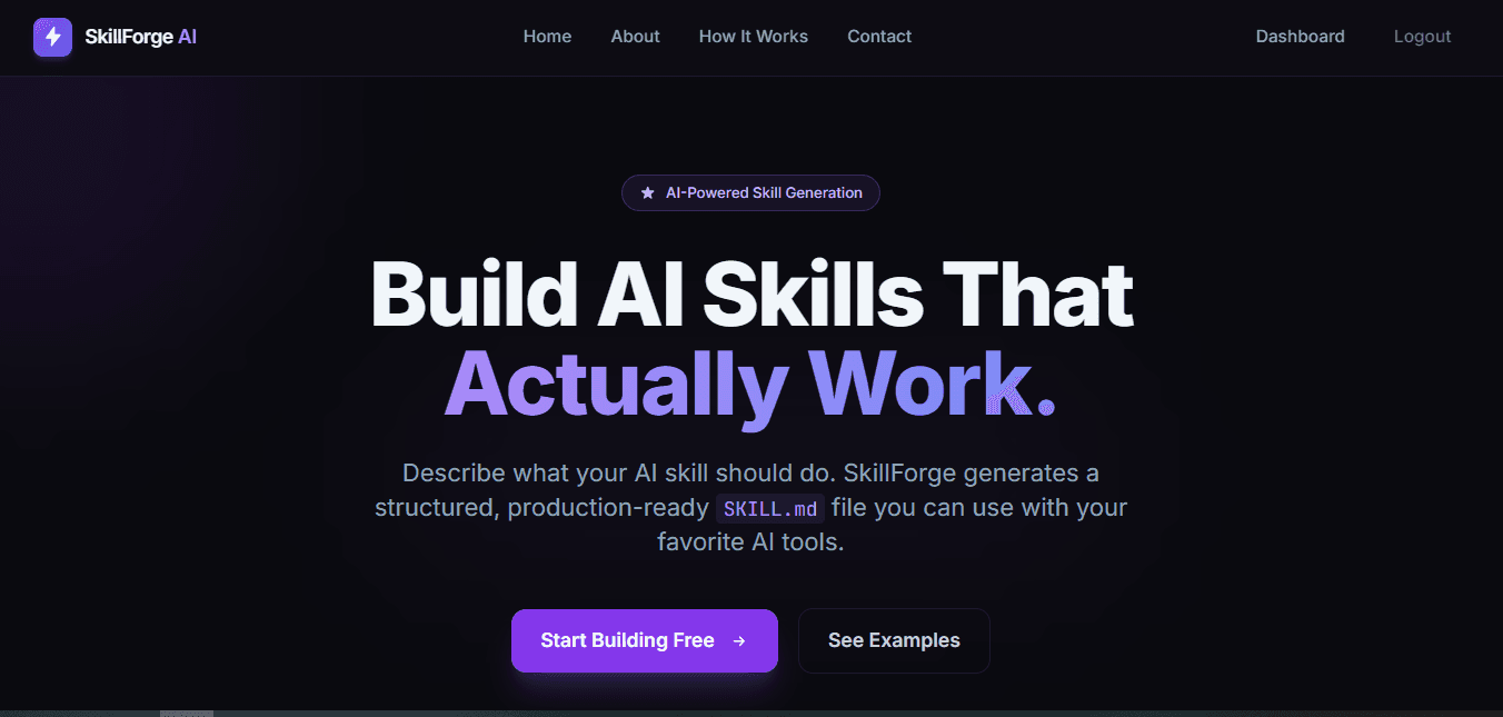 SkillForge-AI project cover
