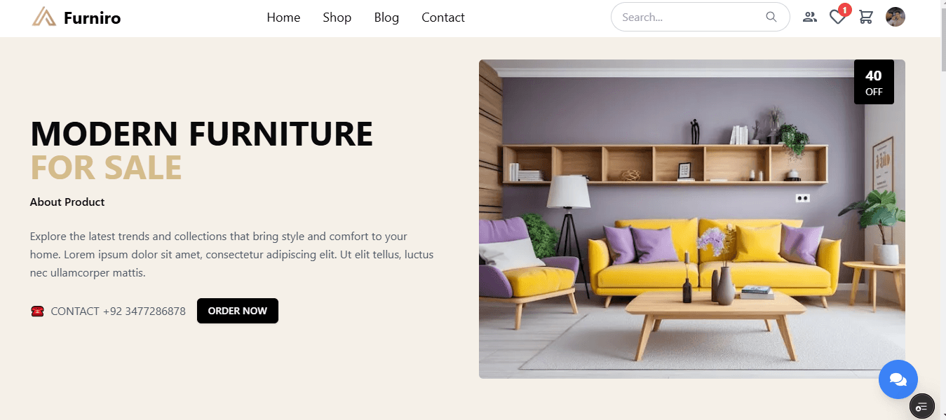 Furniture E-Commerce Platform